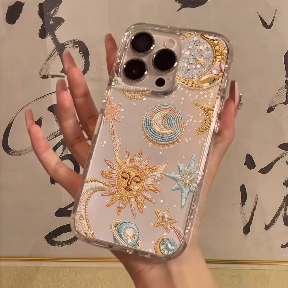 Phone Cases Expensive - Casing Ponsel Kreatif Motif Bintang Bulan