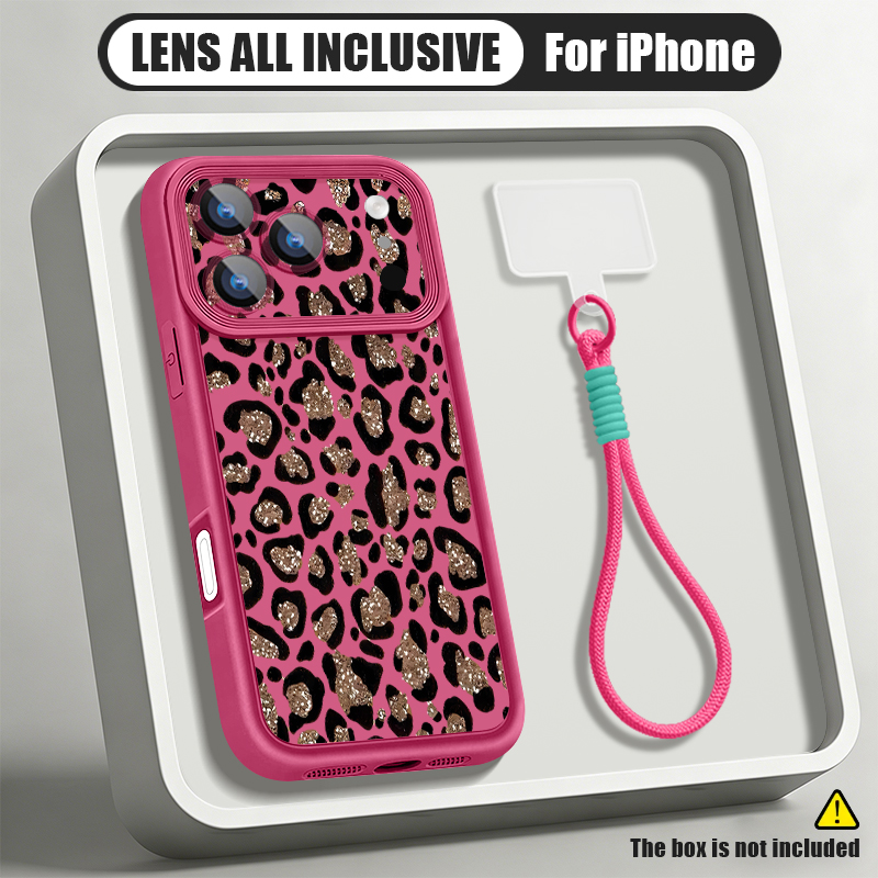 Phone Cases Leopard Print - Casing Ponsel Motif Macan Tutul Cokelat