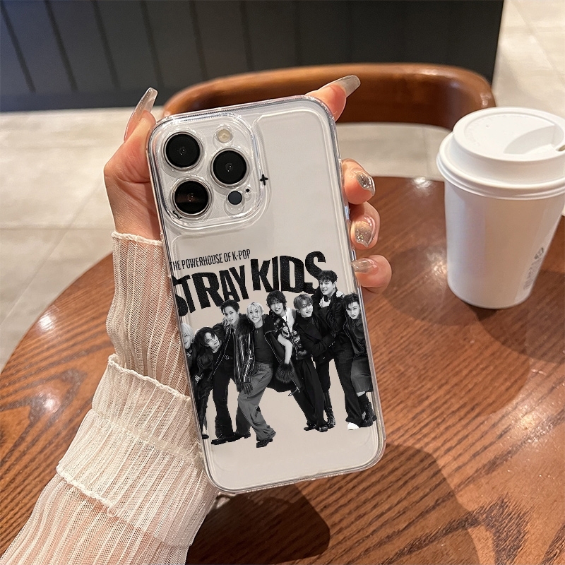 Phone Cases Transparent - Casing HP TPU StrayKids untuk iPhone