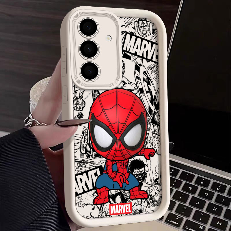 Phone Cases Cute - Casing Lucu Marvel Spiderman untuk Samsung