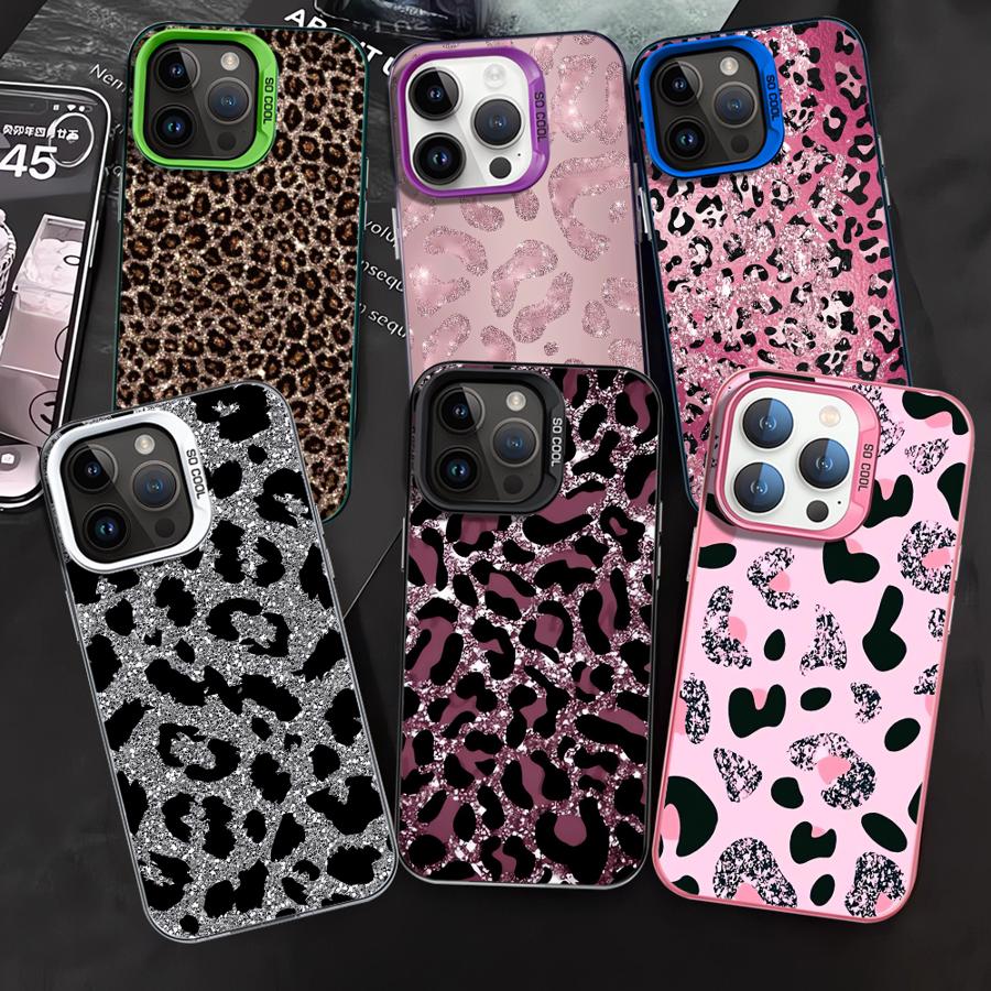 Phone Cases Leopard Print - Casing Ponsel Desain Cetak Macan Tutul