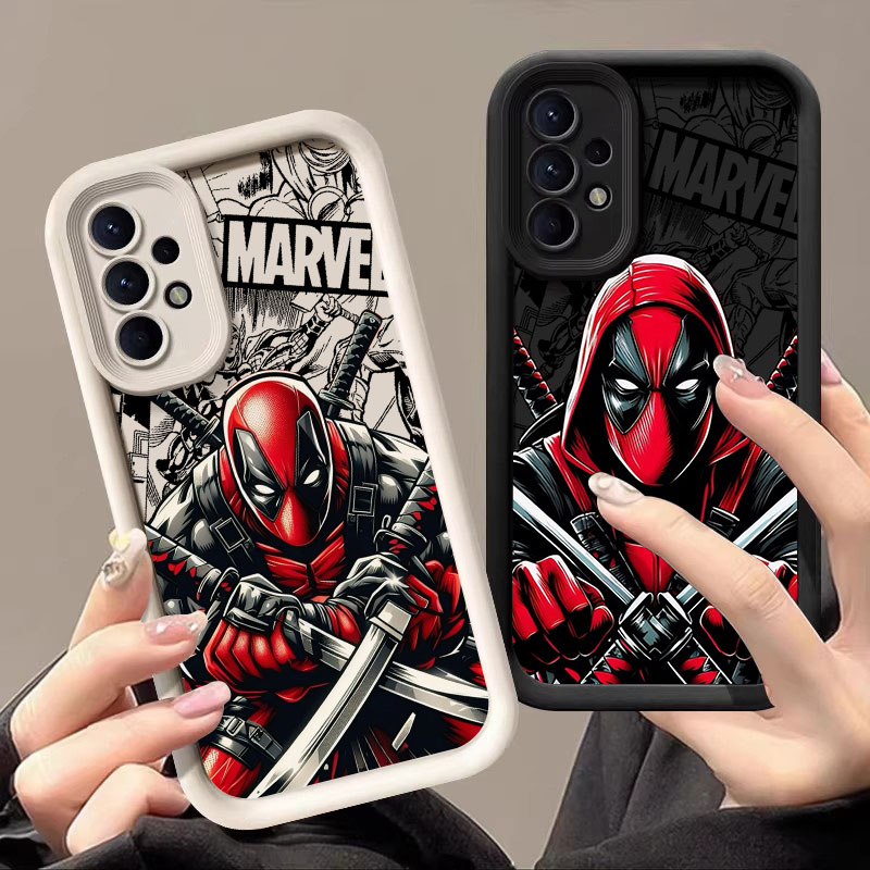 Phone Cases A14 Samsung - Casing Marvel Deadpool Pendekar Pedang untuk