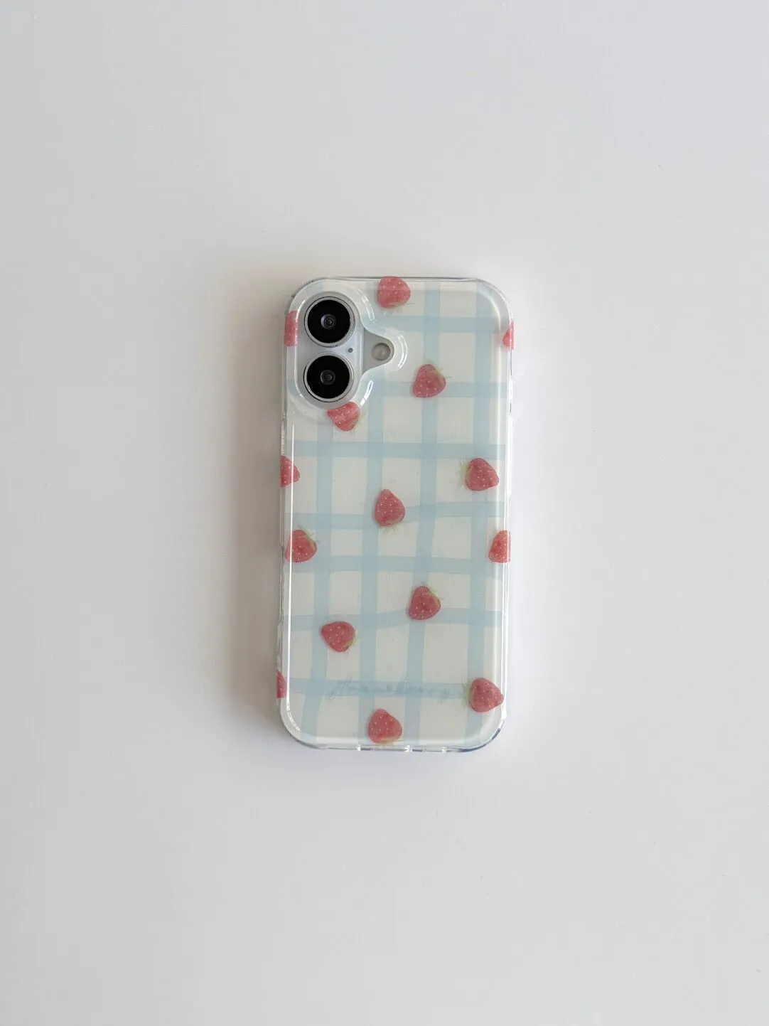 Phone Cases Purple - Casing HP Mewah Motif Kotak Biru