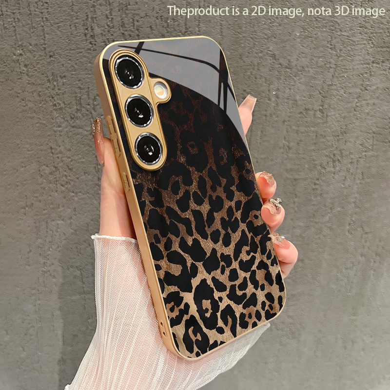 Phone Cases Leopard Print - Casing Ponsel 2D Motif Leopard Retro