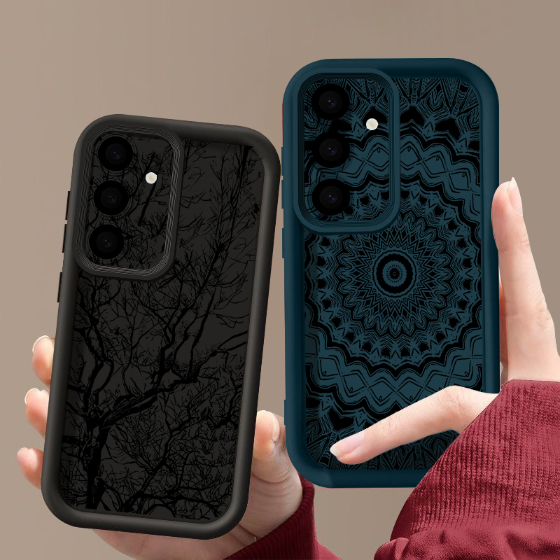 Casing Pola Totem Bunga Retro  - Phone Cases A14 Samsung ulasan dan harga