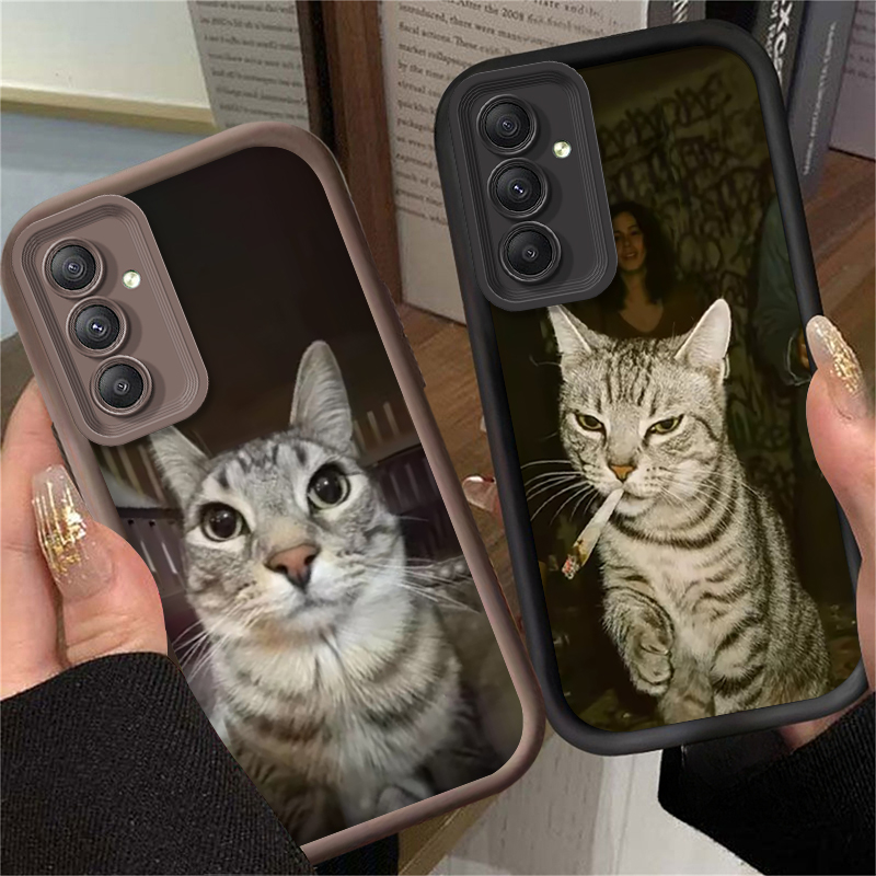 Casing Ponsel Kucing Trendi de - Phone Cases A14 Samsung ulasan dan harga