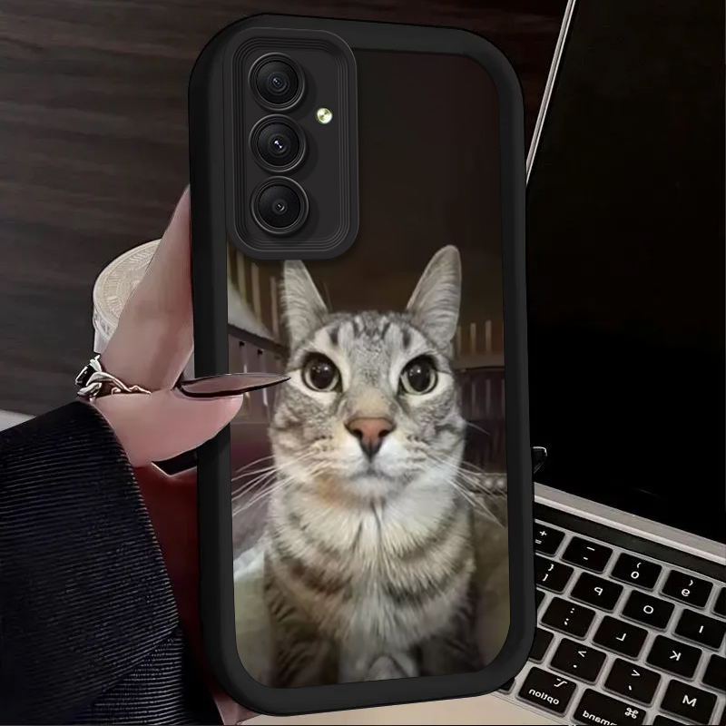 Casing Ponsel Kucing Trendi de - Phone Cases A14 Samsung ulasan dan harga