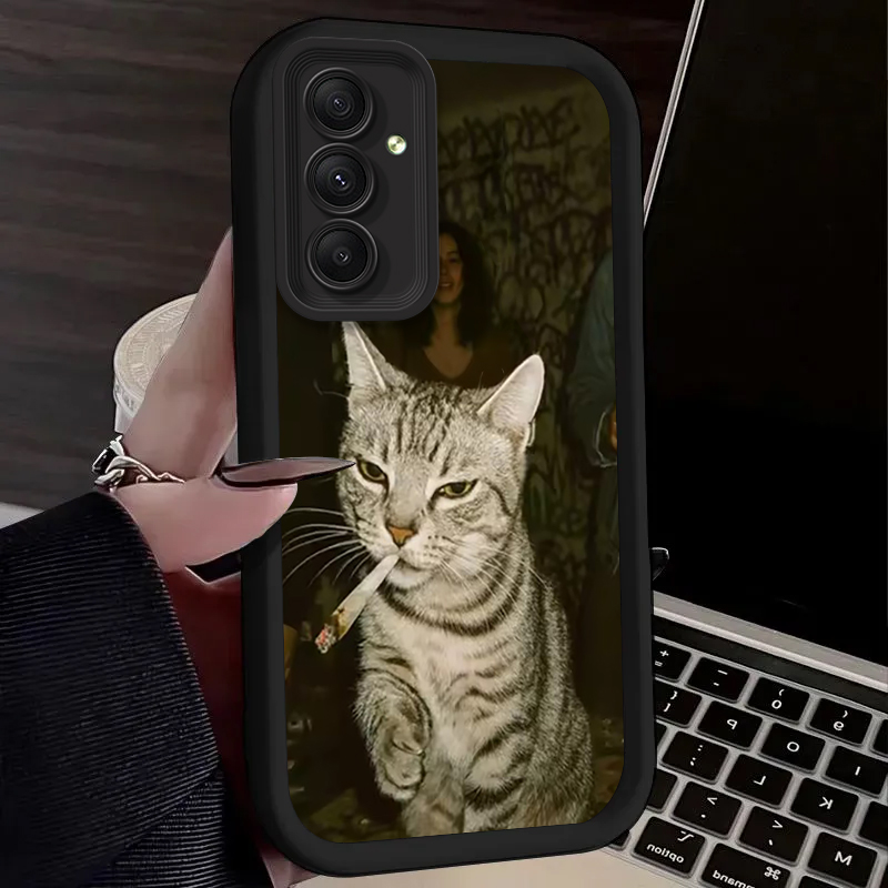 Casing Ponsel Kucing Trendi de - Phone Cases A14 Samsung ulasan dan harga