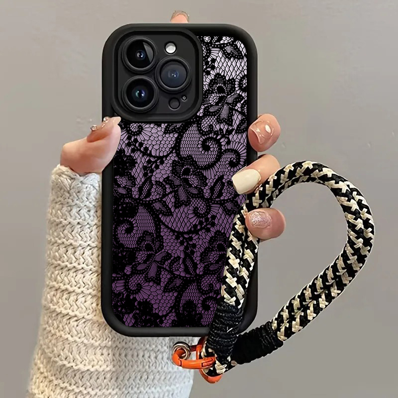 Casing Ponsel Tali Gantung Ren - Phone Cases Purple ulasan dan harga