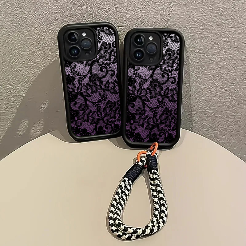 Casing Ponsel Tali Gantung Ren - Phone Cases Purple ulasan dan harga