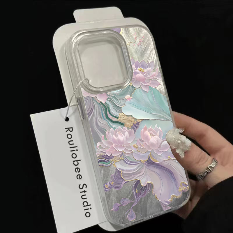 Casing Ponsel Estetika Motif T - Phone Cases Purple ulasan dan harga