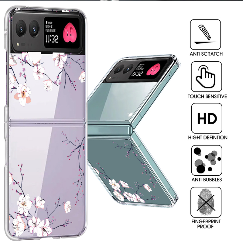 Casing Ponsel Pola Bunga Putih - Phone Cases Transparent ulasan dan harga