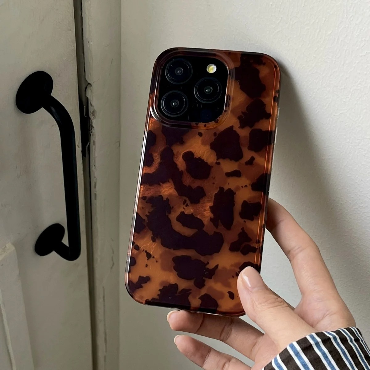 Casing Ponsel Laser Tekstur Am - Phone Cases Leopard Print ulasan dan harga