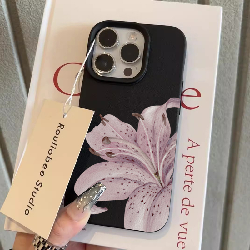 Casing Ponsel Bunga Lily Ungu  - Phone Cases Purple ulasan dan harga