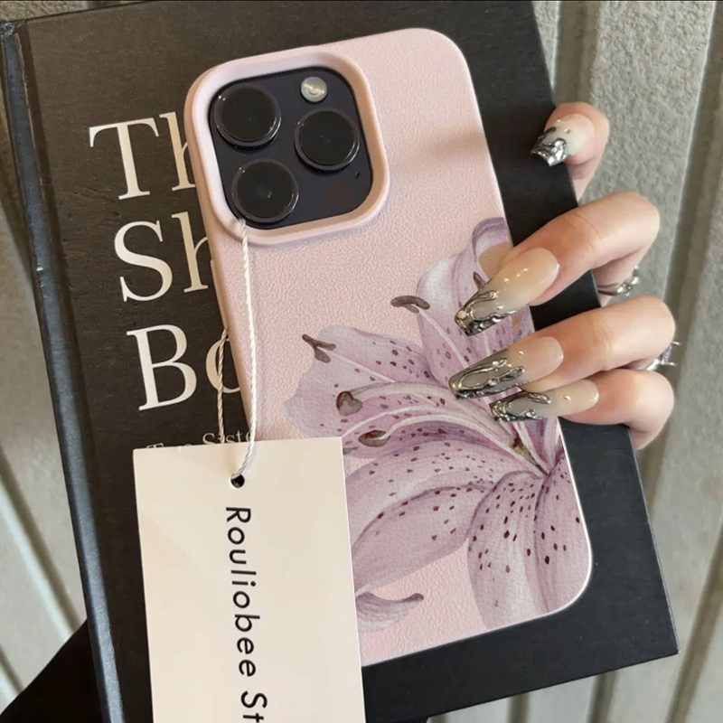 Casing Ponsel Bunga Lily Ungu  - Phone Cases Purple ulasan dan harga