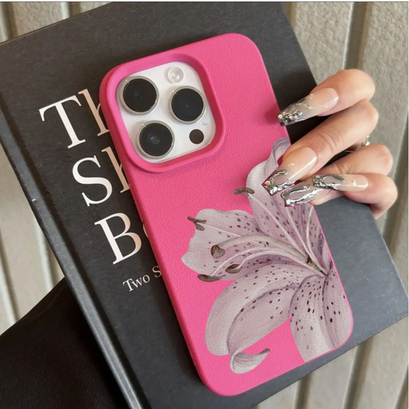 Casing Ponsel Bunga Lily Ungu  - Phone Cases Purple ulasan dan harga
