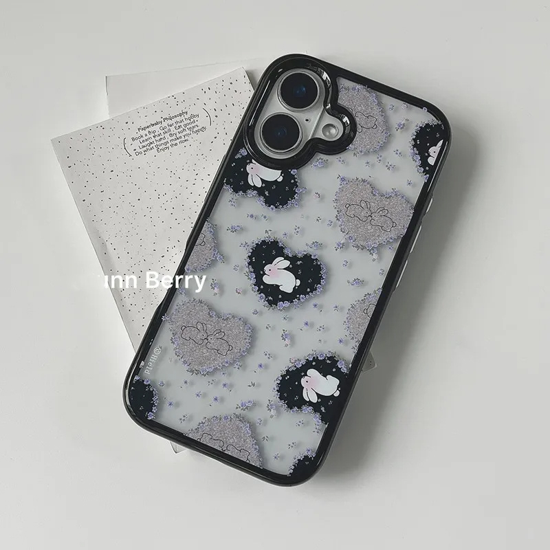 Casing HP Akrilik Motif Kelinc - Phone Cases Purple ulasan dan harga
