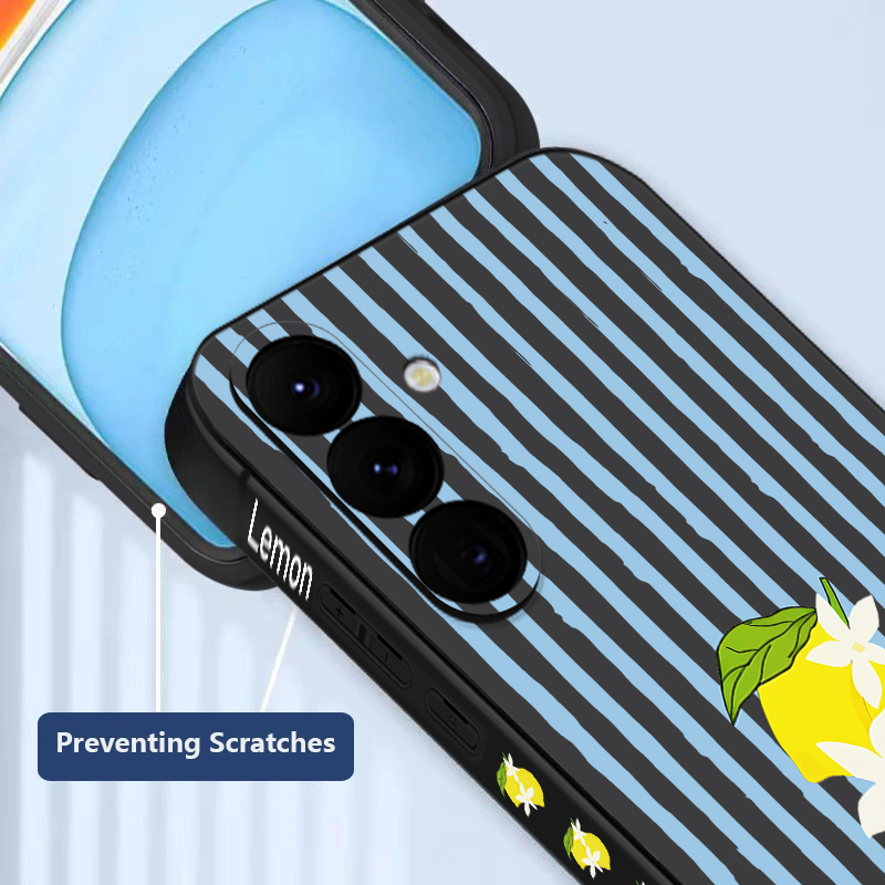 Casing HP TPU Motif Lemon Stri - Phone Cases Galaxy A16 5G ulasan dan harga