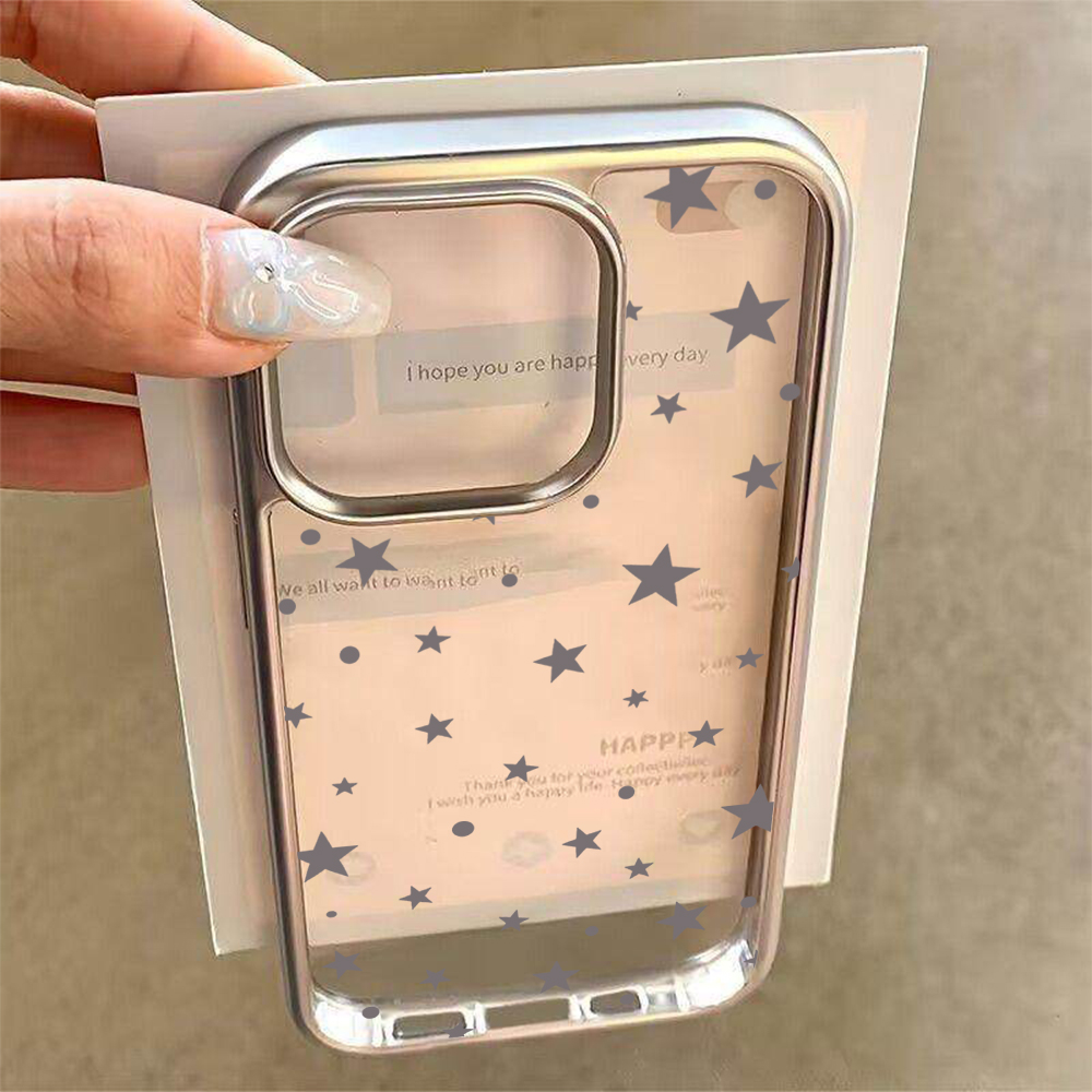 Casing Transparan Y2K Stars Fa - Phone Cases Transparent ulasan dan harga