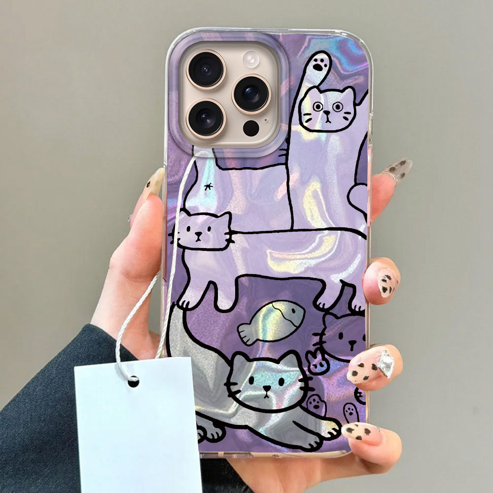 Casing Ponsel Tekstur Air Ikan - Phone Cases Purple ulasan dan harga