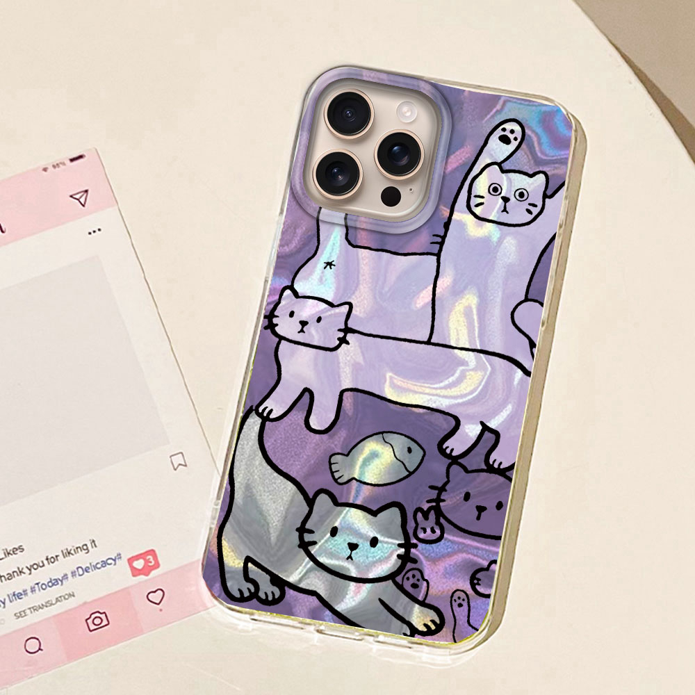 Casing Ponsel Tekstur Air Ikan - Phone Cases Purple ulasan dan harga