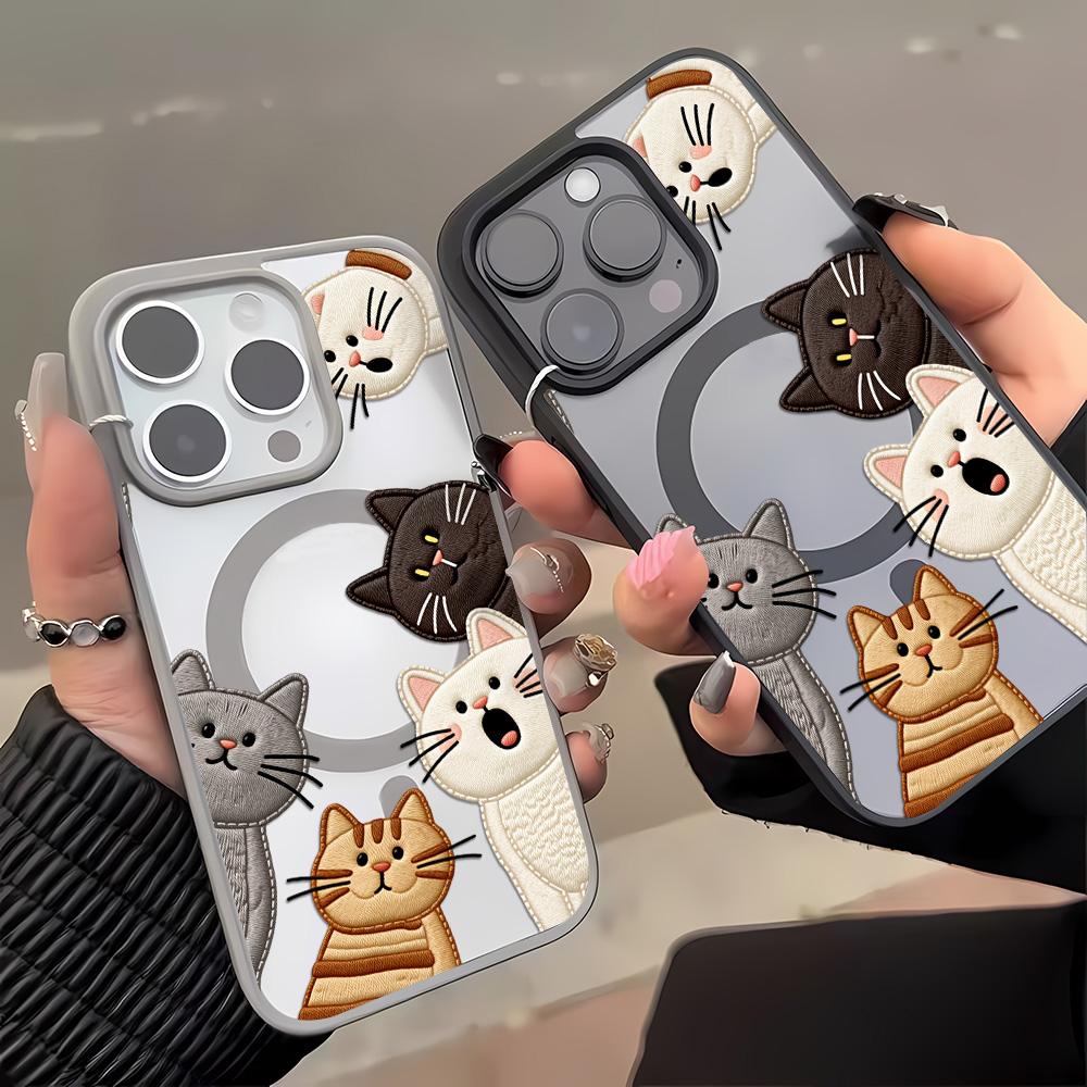 Casing HP Kucing Bordir Imitas - Phone Cases Cute ulasan dan harga