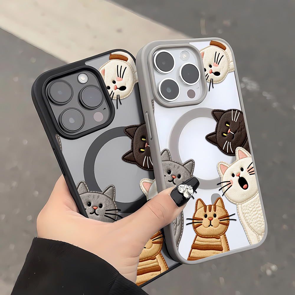 Casing HP Kucing Bordir Imitas - Phone Cases Cute ulasan dan harga