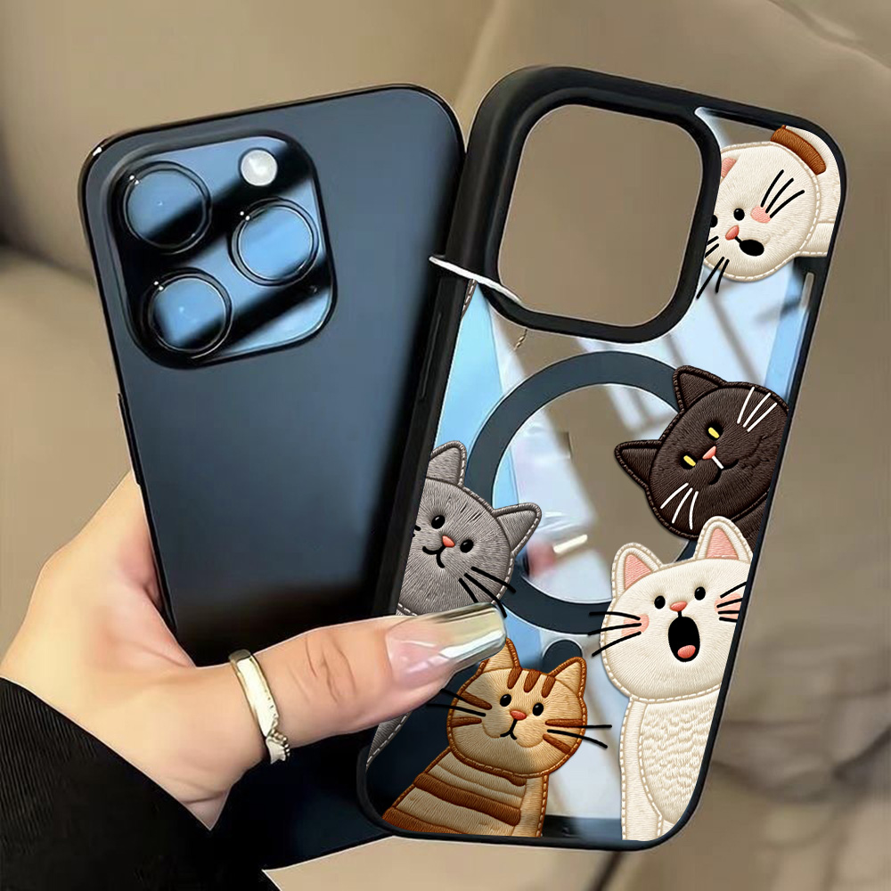 Casing HP Kucing Bordir Imitas - Phone Cases Cute ulasan dan harga